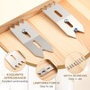 Shimeyao 8 Pcs Slab Clamping Dogs for Woodworking Tools Slab