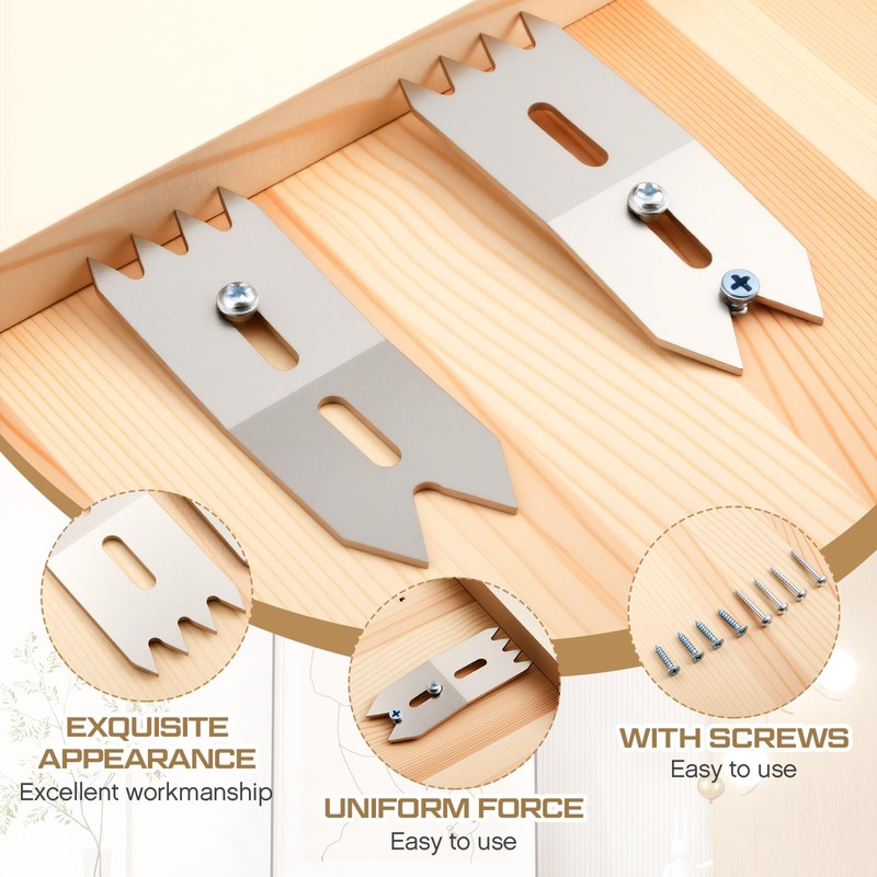 Shimeyao 8 Pcs Slab Clamping Dogs for Woodworking Tools Slab