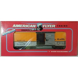 American Flyer NIB American Flyer 6-48204 D&RGW Rio Grande Boxcar #54777 S Scale Factory Carton