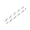 sourcing map 10mmx200mm Transparent Clear Solid Acrylic Triangle Rod PMMA