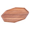 Tea Plate Natural Wood Environmental Protection Uniform Texture Odorless Serving