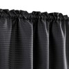 TOPICK Window Curtain for Short Windows, 2 Pieces, Plain for