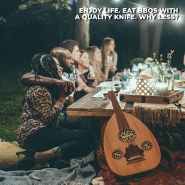 Wayne Steak Knife – Serrated Blade – Durable POM Handle - The Perfect Tool for Enjoying your BBQ - Set of 1 Knife & Gift Box - Made in Spain