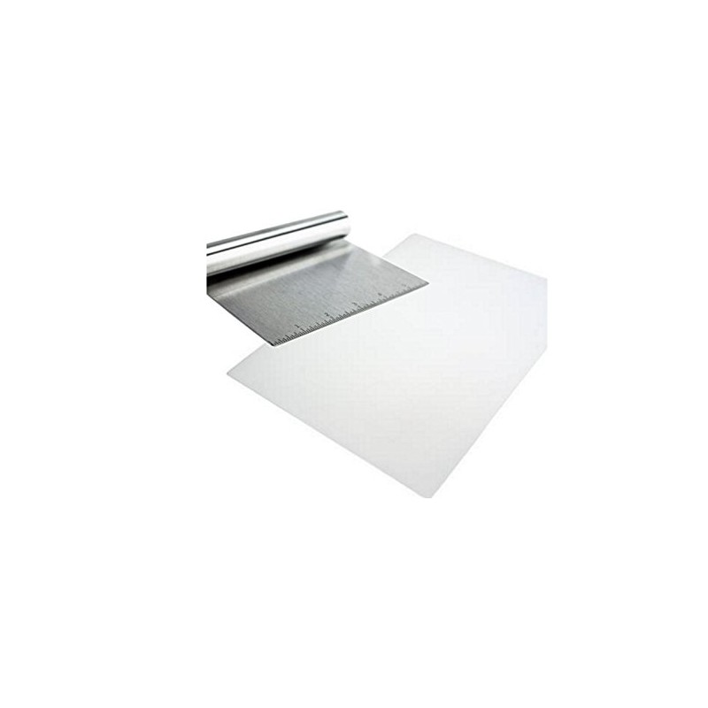 Stainless Steel Food Scraper and Chopper Large Griddle Spatula Kitchen