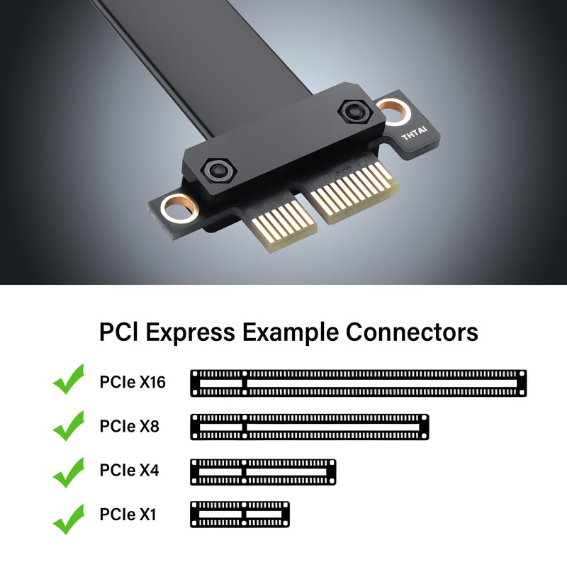 SinLoon PCIe 4.0 X1 Riser Cable 180 Degree PCI-E 1X