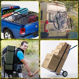 6 Stück Spanngurte Kurz mit klemmschloss, 1m x25mm Verstellbare Kurze Spanngurt Befestigungsgurt, Kleine Zurrgurte Tragkraft 250kg für Motorrad, Fahrrad, Sackkarre, Gepäckpakete, Camping,Fahrradträger