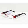 COVERGIRL Womens Covergirl Eyeglasses CG827 Red Half Rim Frames 53