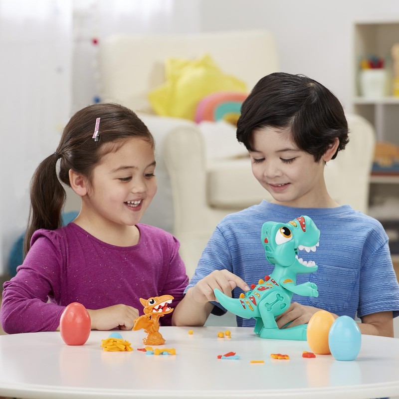 Play-Doh Crunching T Rex Toy with Sounds Play Doh Eggs