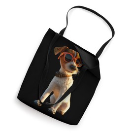 Jack Russell Terrier Dog with Sunglasses Cute Jack Russells Tote Bag