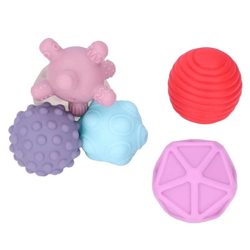 Soft Rubber Building Blocks DIY Infants Toddlers Manual Brain Relief