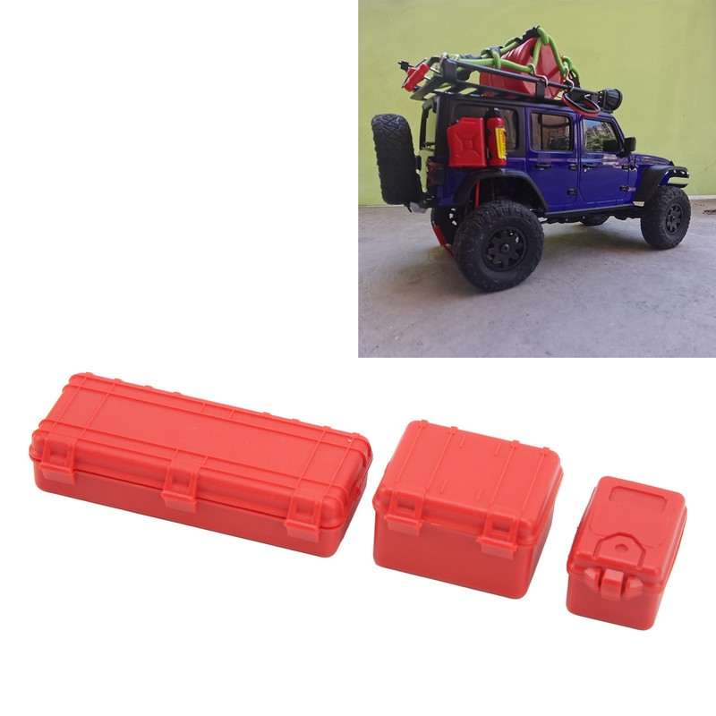 3 Pcs RC Car Simulation Luggage Case Large Medium Small