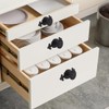 Kelier Antique Cabinet Knobs, [8 Pack] Vintage Retro Mushroom Drawer