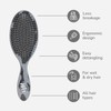 Wet Brush Original Detangler Hair Brush, Dark Gray Leopard (Safari),