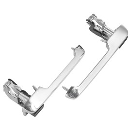 Front Exterior Door Handle Left Side&Right Side Compatible with 1980-1996 Ford F-150 F-250 F-350 Bronco and 1980-1983 Ford F-100 and 1990-1991 Ford F Super Duty Driver FO1310104 FO1311104