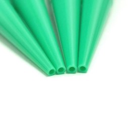 18 Ga 1.24 Inch Blunt Plastic Tapered Tip Dispensing Fill Needle,Precision Filling (Green,20 Pcs)
