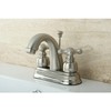 Kingston Brass KB5612AX Restoration 4-Inch Centerset Lavatory Faucet, Polished