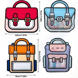 MYTOAU 40 Pcs Reusable Birthday Goodie Bags with Handle Grip n’ Seal Gift Bags for Parties & Events