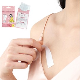 BEITABEI SamVo 100 Pieces Transparent Garment Tape, Strong Adhesion for All Fabrics, Skin Friendly, All Skin Tones (100)