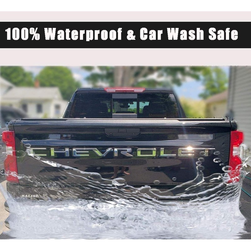 Tailgate Insert Letters -3D Raised Tailgate Letters Compatible with 2019-2022