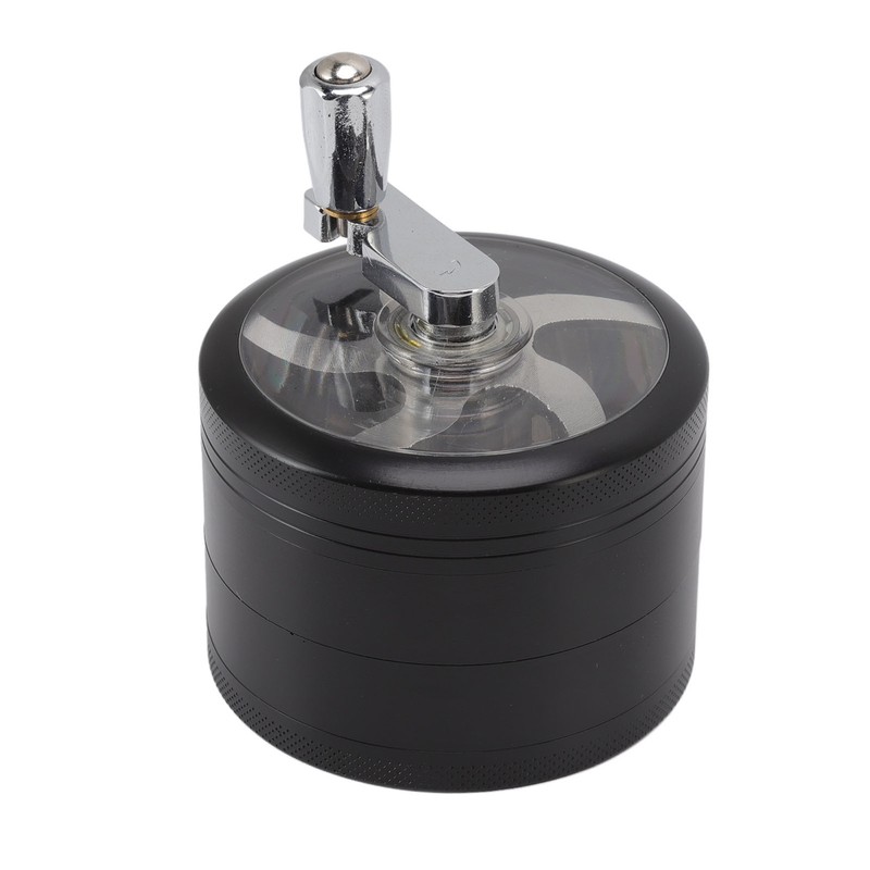 4 Layers Hand Crank Spices Grinder Zinc Alloy 60mm Manual