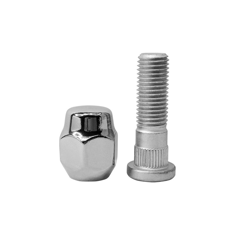 Mysttoo 4PCS M12x1.5 Chrome Wheel Lug Stud Nut Set Compatible
