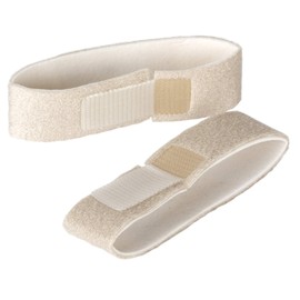 Flents Finger & Toe Wraps, Compression Bandage Supports & Aligns, 2 Straps with Hook & Loop Closure Black