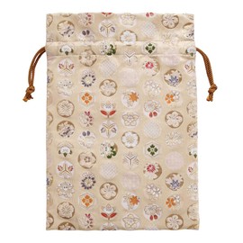 Drawstring Nishijin Weave Gold Brocade
