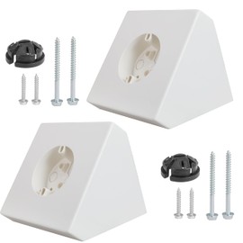 Ceiling Fan Light Fixture Mounting Box Fan Mounting Bracket FB900 Ceiling Fan Angle Mount for Cathedral Ceiling Angles of 80°and Up (2Pack)