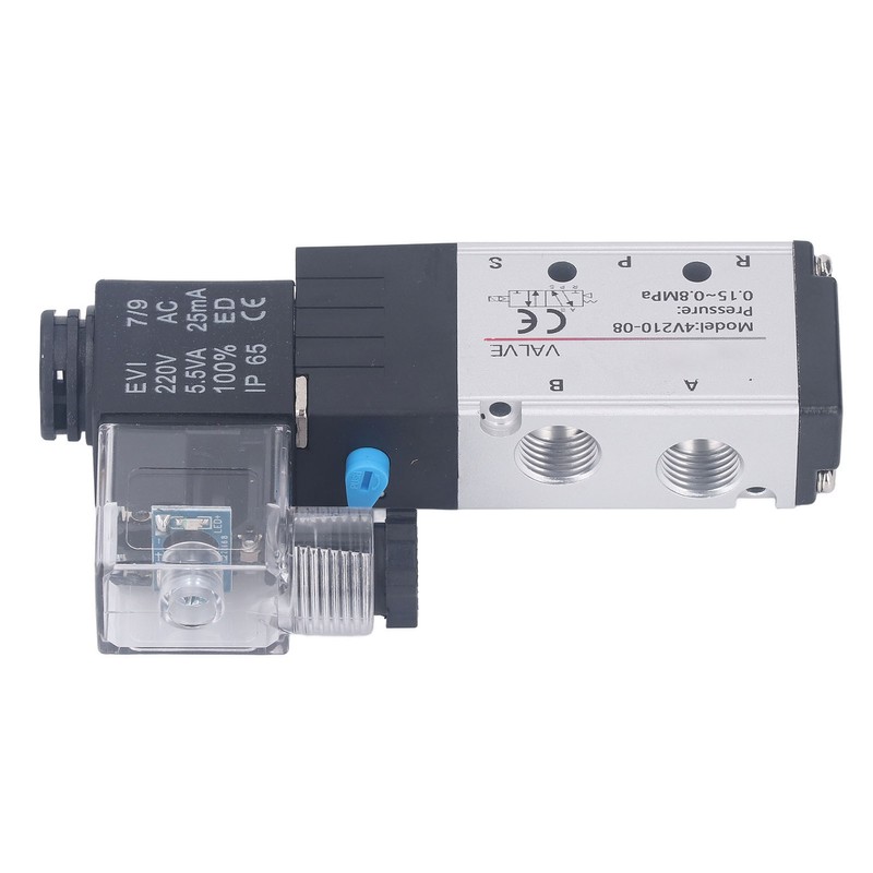 Pneumatic Solenoid Valve Electric Air Switch 2 Position 5 Way
