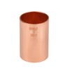 EFIELD 2" X 2" Copper Slip Coupling Without Stop, CxC