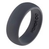 Honor Eternity Ring Men's Silicone Ring Wedding Band (Graphite Grey,