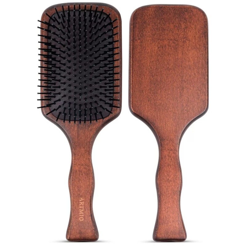 ARTMIO Wooden Paddle Hair Brush for Women Aveda Style hair