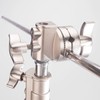 BOLLUMA Swivel Grip Head Clamp Mounting Adapter for Light Stand,