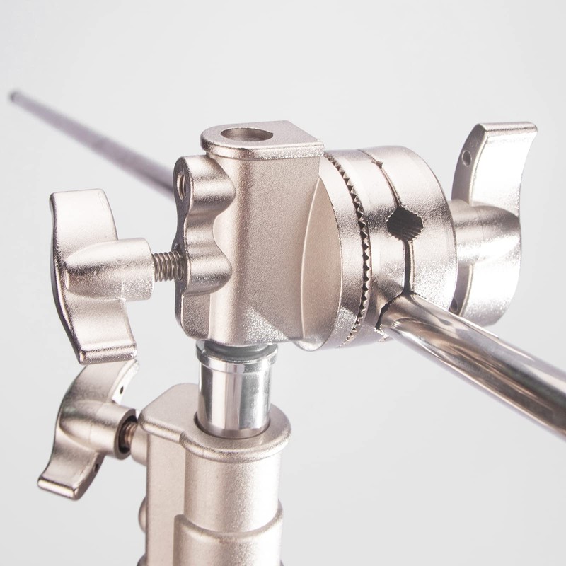 BOLLUMA Swivel Grip Head Clamp Mounting Adapter for Light Stand,