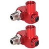 Tiardey 2Packs 1/4 Inch 360 Degree Swivel Air Hose Connector