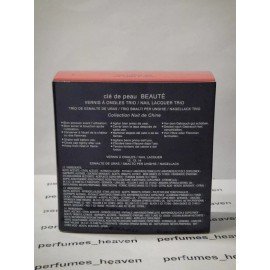 Shiseido CLE DE PEAU BEAUTE Collection Nuit De Chine Nail Polish Lacquer RED GOLD GREY SE