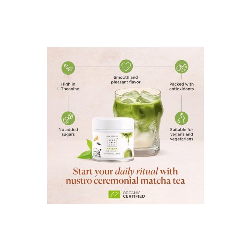 Ceremonial Grade Organic Matcha Tea from Uji, Japan - 30g