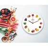 Qesnox Kitchen Clock, Kitchen Wall Clock Sweep Silent Non Ticking