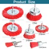 10 Pack Nylon Filament Abrasive Wire Brush Wheel & Cup