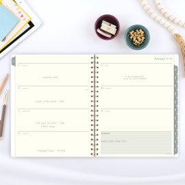 Cambridge 2026 Planner, Weekly & Monthly, 8-1/2" x 11", Large, Serene (1766-905-26)