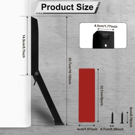 Door Stopper Floor, No Drilling Magnetic Door Stoppers Magnet Portable Kick Down Door Stop Metal Door Holder to Keep Door Catch Door Stops for Bottom of Door