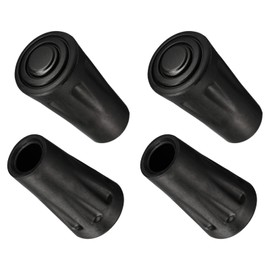 PATIKIL 4 Pcs Trekking Pole Tips Climbing Ski Cane Replacement Cap End Tip Protector Accessories for Outdoor Hiking Pole