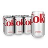 Diet Coke Soda Soft Drinks, 7.5 fl oz Cans, 6