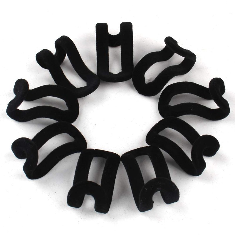 WARMBUY Velvet Hanger Connector Hooks for Closet Space Saving Cascading