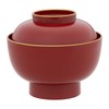 yam002 Yamanaka Lacquerware Zoni Bowl Soup Bowl with Lid, Large,