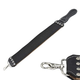 AAProTools New Leather Strop Belt Straight Razor Sharpening Tool With Foam Palm