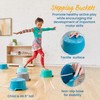 ECR4Kids Stepping Buckets with Storage Carry Bag, Balance Stones, Contemporary,