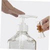 IWOWHERO 3pcs Syrup Bottle Pump Long Tube Dispenser for Home