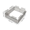 Versatile DIY Miniature Fence Set - Light Grey Plastic -