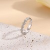 Adramata Ring Silver 925 Women's Silver Daisy Ring Statement Rings